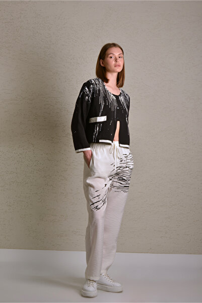 KASHA 24YC022 Baskılı Ceket