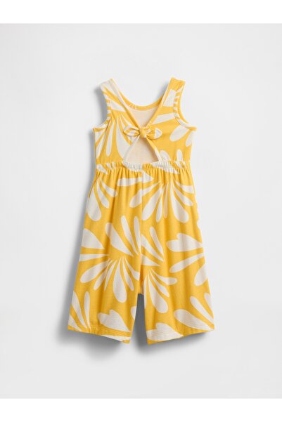 GAP Kız Bebek Sarı Cutout Tulum