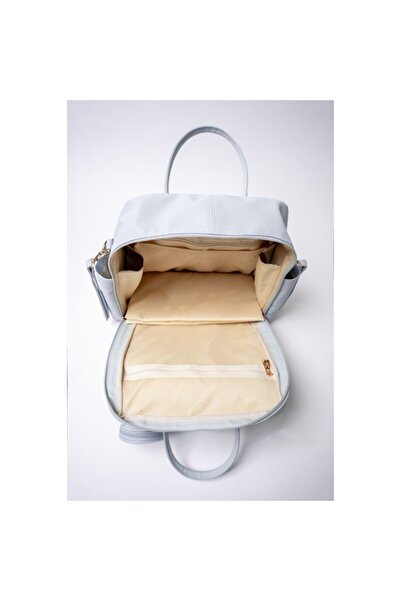 MY Collection Maia Leather Mother Baby Care Backpack