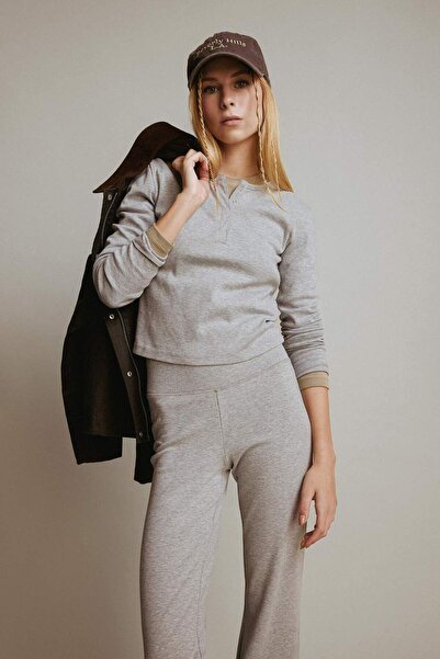 DeFacto Μακρυμάνικο μπλουζάκι με ραβδώσεις Coool E7680AX25SP