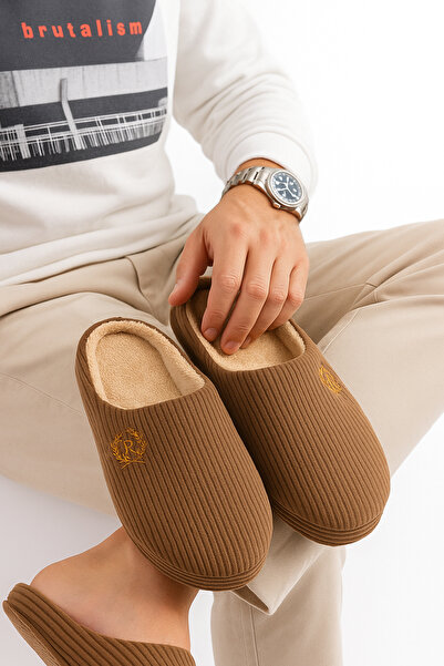 StWenn Пухнасті домашні капці для чоловіків жінок безшумна підошва всередині Kurklu миються гостьові капці