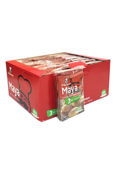 Pakmaya Glutensiz İnstant Kuru Hamur Mayası 3'lü Paket 24 X 10gr