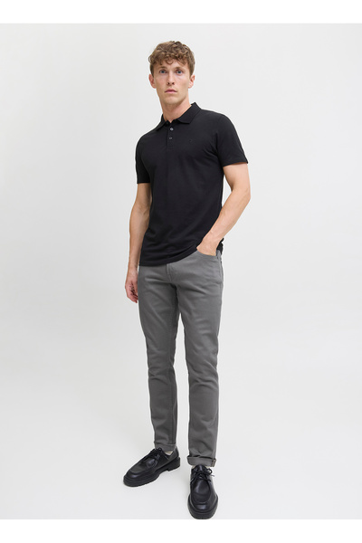 Jack & Jones Normal Bel Dar Gri Erkek Denim Pantolon 12279182_JPSTGLENN ORIGI...