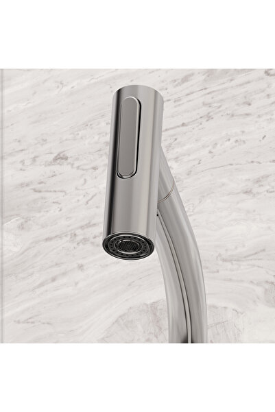 Artema Maestro A42146 Pull-Out Eviye Mutfak Bataryası, Krom