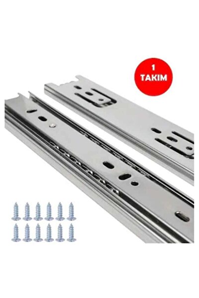 KULVARAVM 40cm Çekmece Rayı Çekmece Kızağı Mobilya Rayı