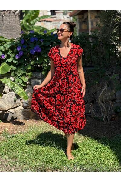 Punta Otantik Pss12286 Viscose Magic Dress