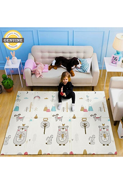 İnfant Hobby Forest Çift Taraflı Premium Katlanabilir Oyun Matı Oyun Halısı (ÖZEL TAŞIMA ÇANTALI)