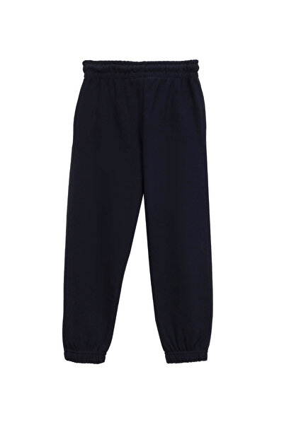 Jeep Lastikli Paça Siyah Kız Çocuk Eşofman Altı J5WG-EA7587