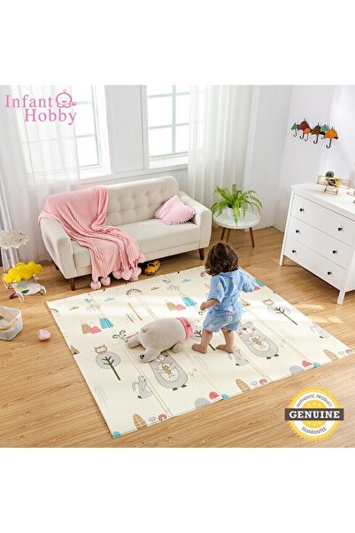 İnfant Hobby Forest Çift Taraflı Premium Katlanabilir Oyun Matı Oyun Halısı (ÖZEL TAŞIMA ÇANTALI)