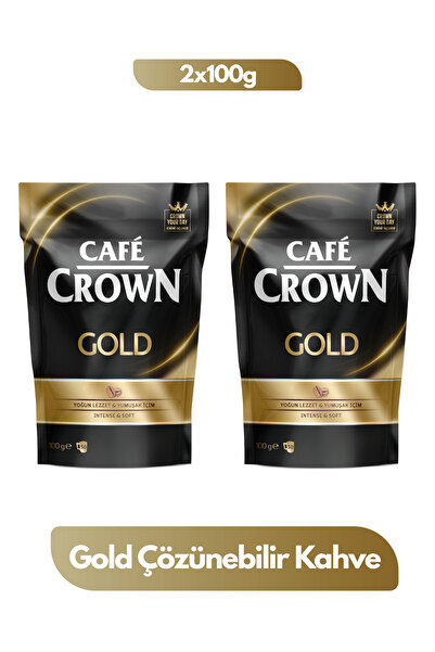 Cafe Crown Gold Kahve 100 Gr. x 2 Adet