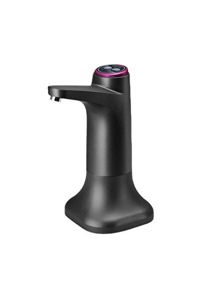 HIPICOK مضخة مياه سوداء وقاعدة مضخة مياه 19 لترًا موزع مياه للزجاجة USB صغير كهربائي أوتوماتيكي