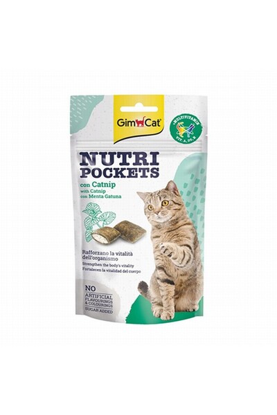 Gimcat Kedi Ödül Tableti Nutri Pockets Kedi Otu Multivitamin 60 Gr
