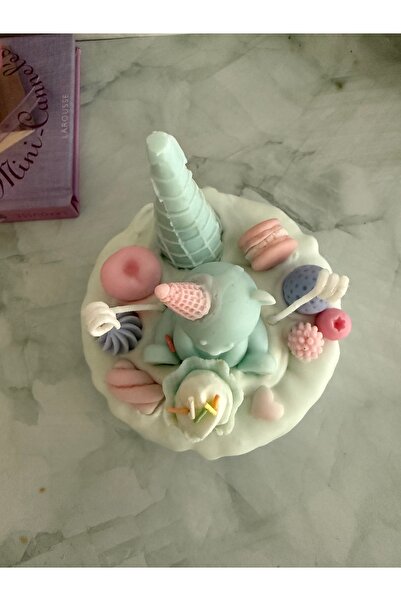 Bloom Ayıcık Pasta Mum