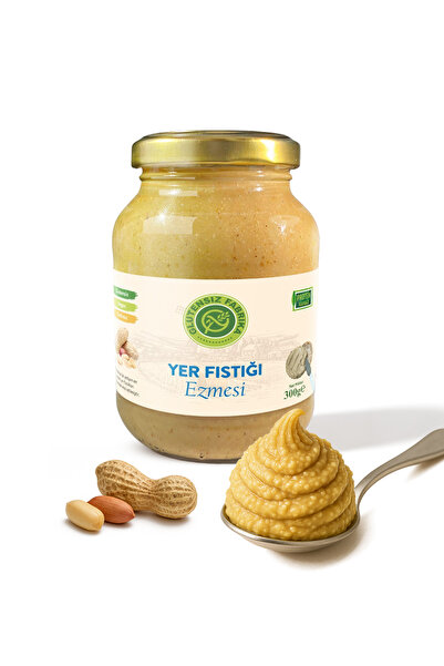GLUTENSİZ FABRİKA Glütensiz %100 Yer Fıstığı Ezmesi 300 G