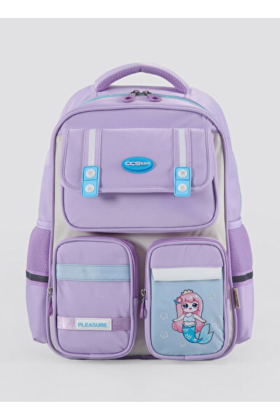 Ççs Kids Ççs Kids Purple Girl's Backpack 51919-ΣΧΟΛΙΚΟ ΣΑΚΙΔΙΟ ΠΛΑΤΗΣ