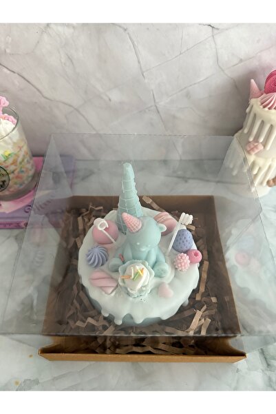 Bloom Ayıcık Pasta Mum