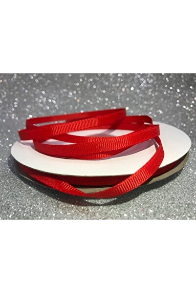 Deniz Party Store Panglică Grosgrain Roșu 6 Mm (50 Yarzi) 45 Metri