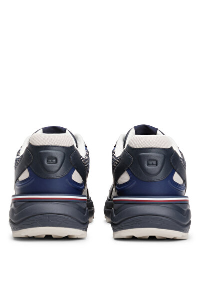 Tommy Hilfiger Beyaz - Lacivert Erkek Sneaker M RUNNER TECH MIX