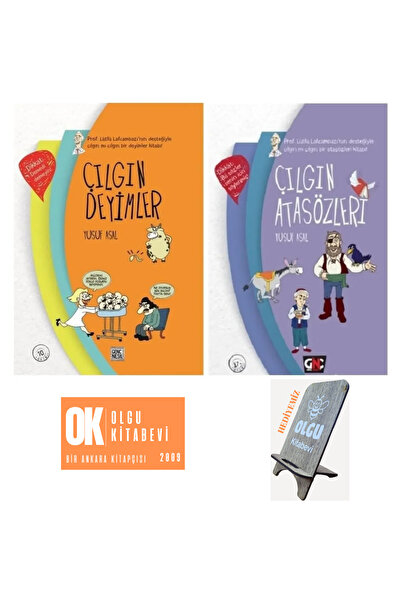 Genç Nesil Çılgın Deyimler - Çılgın Atasözleri / Ciltli - 2 Kitap Takım - Yus...