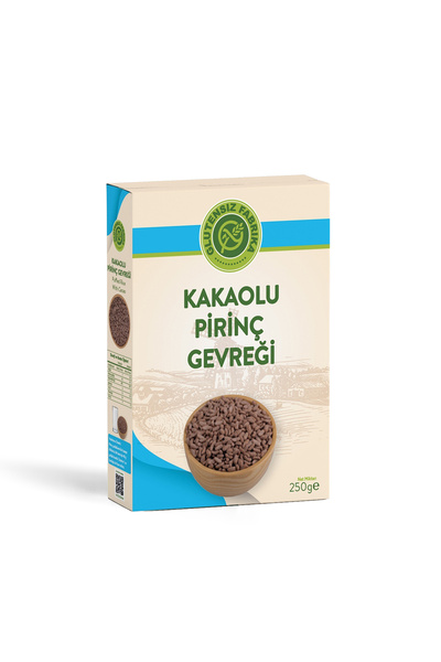 GLUTENSİZ FABRİKA Kakaolu Pirinç Patlağı 250 G (GLÜTENSİZ & VEGAN)