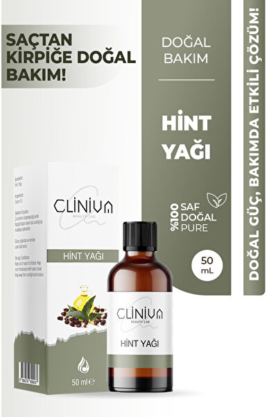 cliniva Hint Yağı %100 Doğal Sabit Yağ 50ml