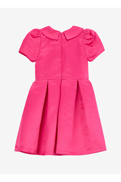 Barbie Düz Pembe Kız Çocuk Abiye Elbise BRB5WG-ELB6089