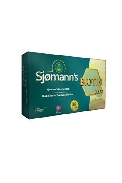 Sjomann's Biotin 30 Chewable Tablets