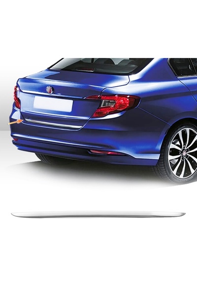 MYTUNİNG Fiat Egea Sedan Krom Bagaj Alt Çıta Pçelik 2015 Üzeri