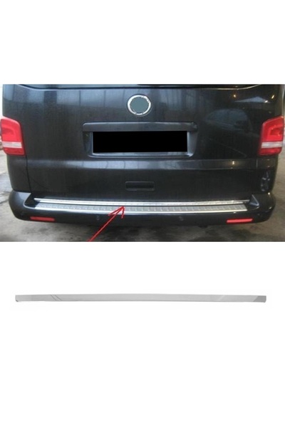 MYTUNİNG Vw T5 Transporter Caravelle Multivan Krom Bagaj Alt Çıtası P.çelik 2...