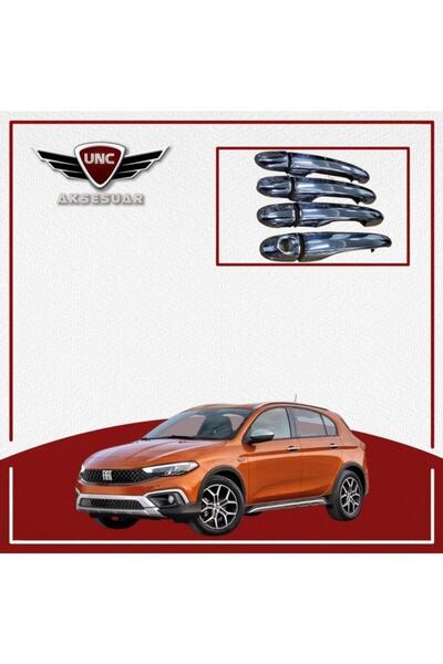 UNC AKSESUAR Fiat Egea Sedan Hb Cross Krom Kapı Kolu 2021- Uyumlu