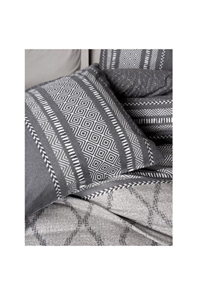 Cotton Box Toprak Double Duvet Cover Set Tonnia Mink