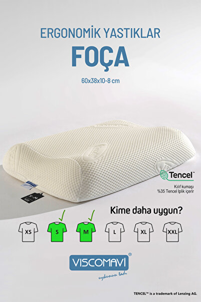 viscomavi Foça Ergonomik & Ortopedik Visco Yastık