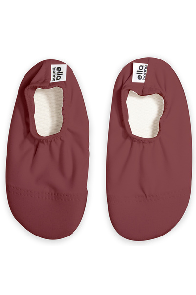 Ella Bonna Non-Slip Sole, Unisex Baby, Children's Sea Shoes, Pool Booties, Dark Burgundy