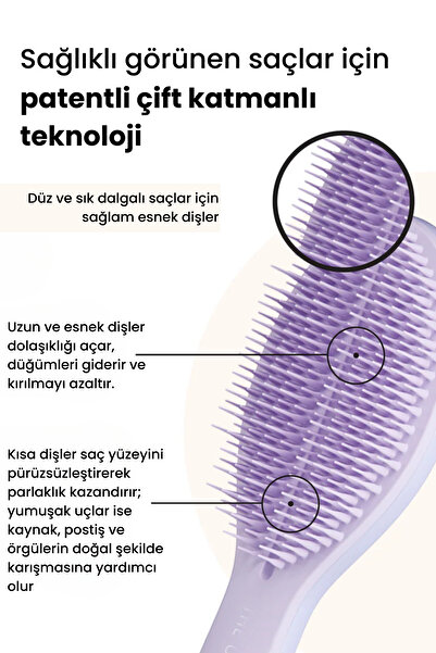 Tangle Teezer Ultimate Styler - Βούρτσα μαλλιών Dry Lilac Cloud