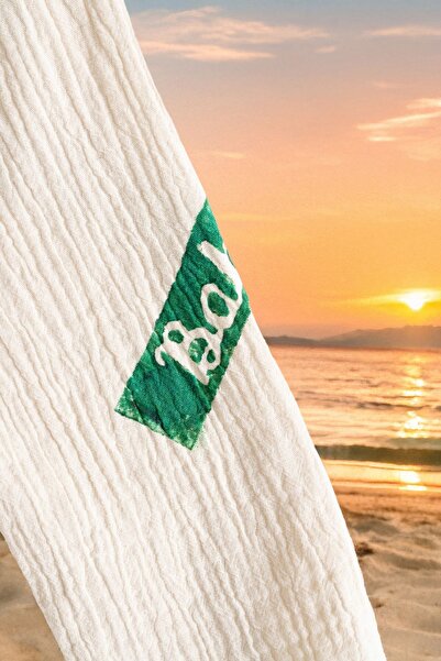 VAROL Βιολογικό 100% βαμβακερό μπουρνούζι με κουκούλα Sabalık Beach Robe - Nomada