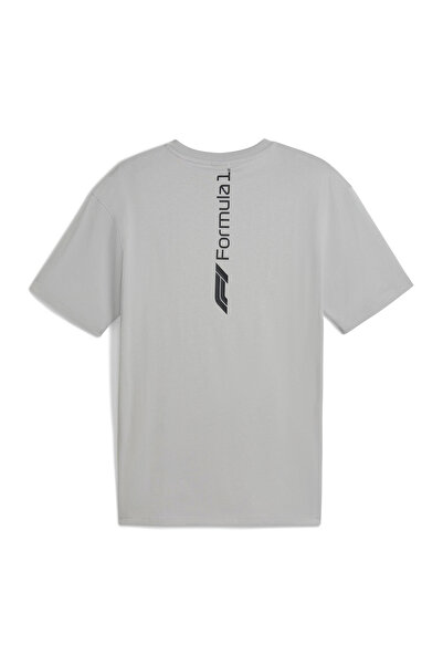 Puma 63012215 F1 ESS+ Graphic Tee -relax Сірий Круглий комір Regular Fit Прямий чоловічий T-Shirt