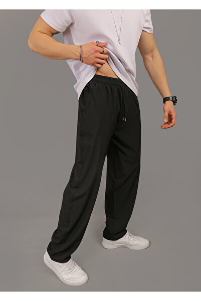 EydaMoon # Yokgibi Baggy Style Parachute Fabric Loose Wide Leg Sports Sweatpants