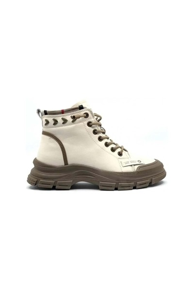 GAMELU Women's Fade Boots 26W - Beige - 36