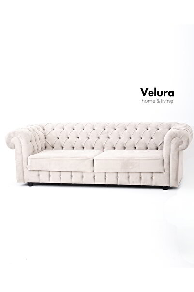 Velura Home & Living Chester Koltuk Takımı & Oturma Grubu (3+3+1+1)
