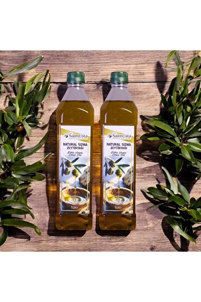Genel Markalar Soğuk Sıkım Natürel Sızma Zeytinyağı 2 Adet 1lt Paket