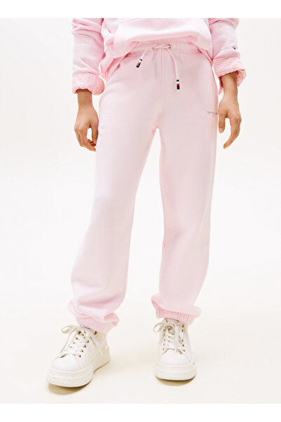 Tommy Hilfiger Lastikli Paça Açık Pembe Kız Çocuk Eşofman Altı KS0KS00596TOG