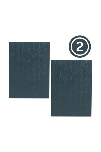 Paper-Oh دفتر ملاحظات Yuko-Ori المعدني الرمادي مقاس A6 بدون إغلاق، 128 صفحة، 100 جرام لكل متر مربع (عبوة من قطعتين)