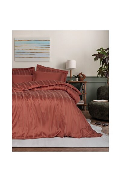 Cotton Box Bamboo Double Duvet Cover Set Tile