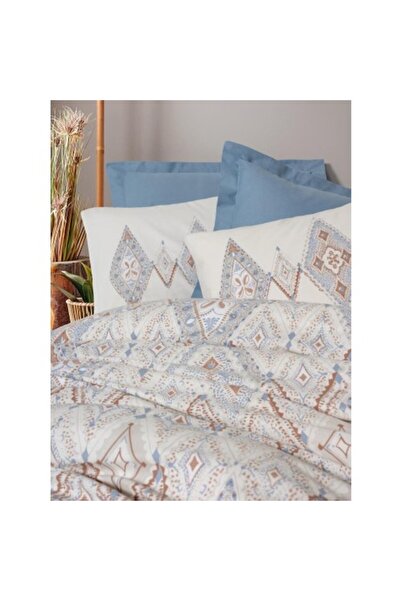 Cotton Box Bohemian Series Double Duvet Cover Set Zanora Indigo