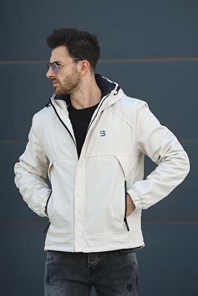 Oksit Jestad Su İtici Kapüşonlu Slim Fit Erkek Mont