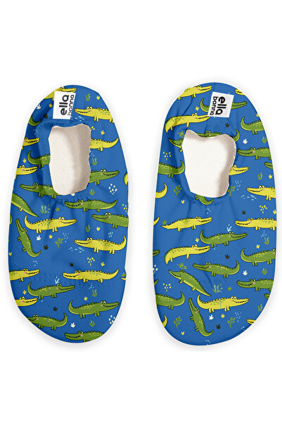 Ella Bonna Non-Slip Sole, Unisex Baby, Children's Sea Shoes, Pool Booties, Crocodiles