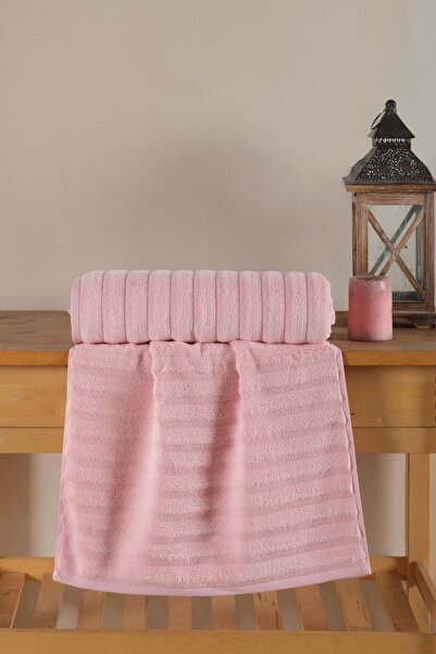 VAROL منشفة حمام من القطن الدقيق الفاخر من سلسلة ويف مقاس 80 × 150 سم