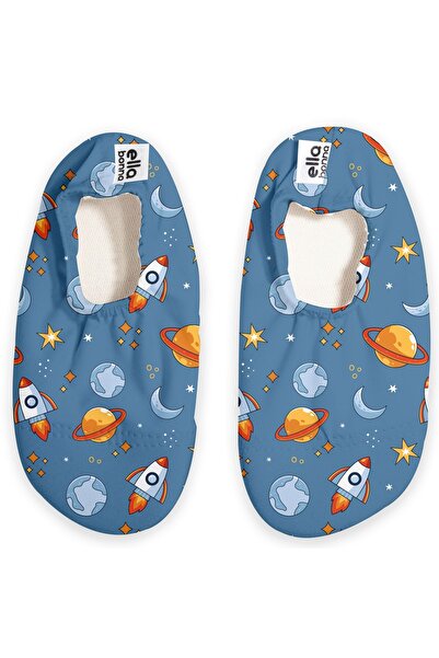Ella Bonna Pantofi de mare și de piscină cu talpă anti-alunecare pentru bebeluși și copii unisex - Space