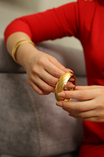 Altın Bilezik 25 gr (GRAM) işçiliksiz Yatırımlık 22 Ayar Altın TRABZON KIVRIMLI modeli