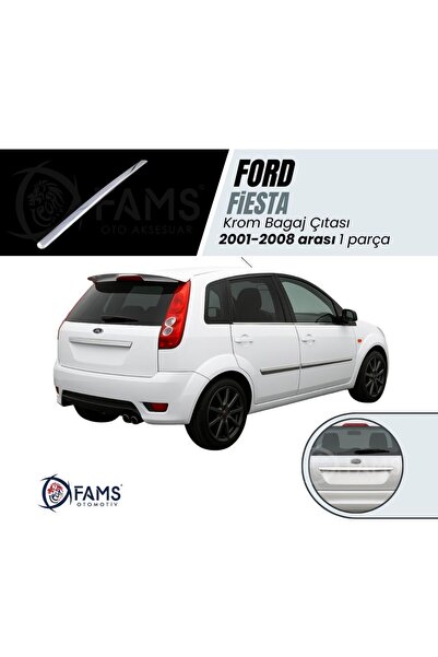 FAMS OTO AKSESUAR F, Fiesta Krom Bagaj Çıtası 2001 - 2008 Arası Uyumlu P, Çel...